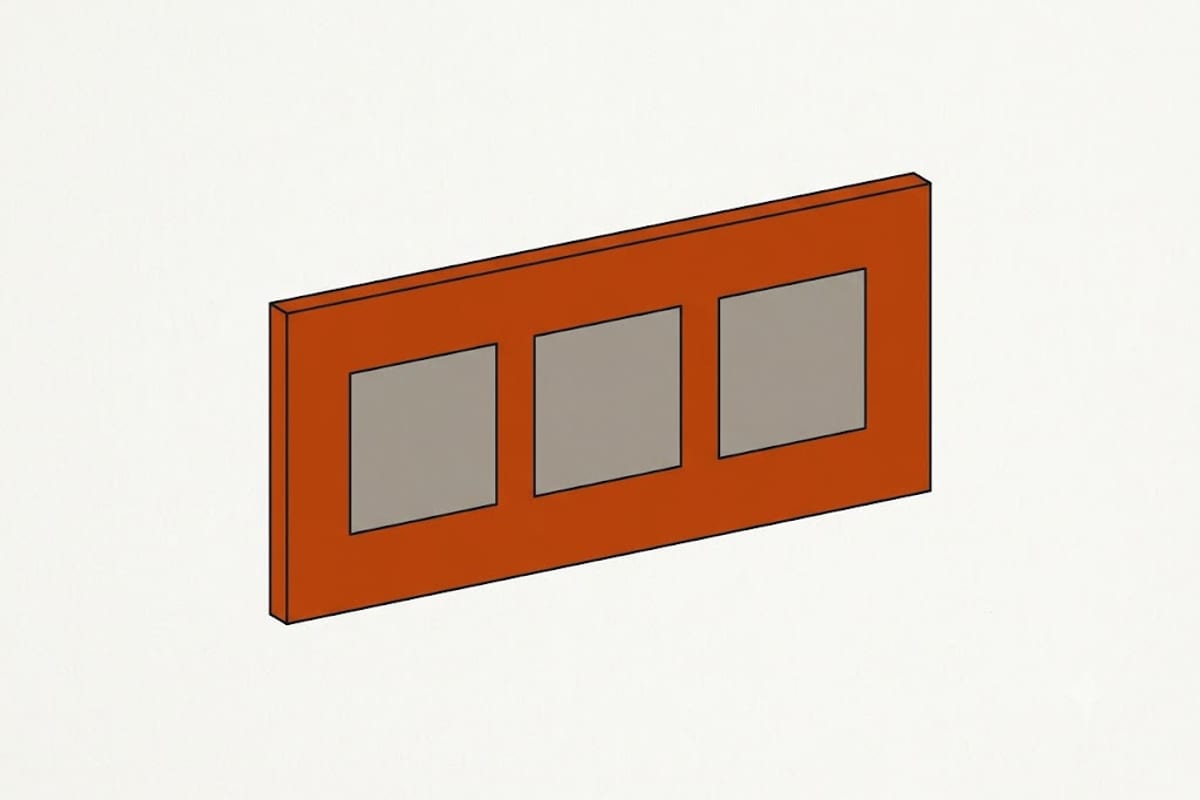 Required space around each fixture
